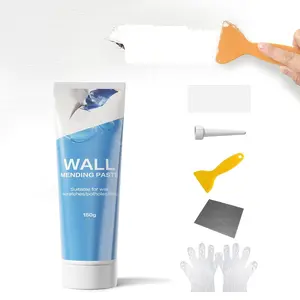 Drywall Repair Kit Wall Patch, 150g Spackle Wall Repair Paste with Scraper, Wall Mending Agent Quick and Easy Solution to Fill The Holes for  Wall, White Repair Putty Plaster Dent