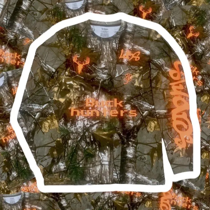 Buck hunters camo jersey