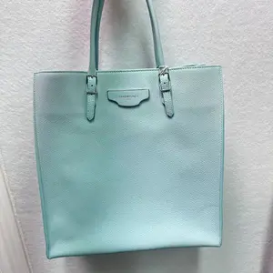 Pre-owned France Crossbody Bags Balenciaga Water Blue Sheet Music Tote（SZ H08147）