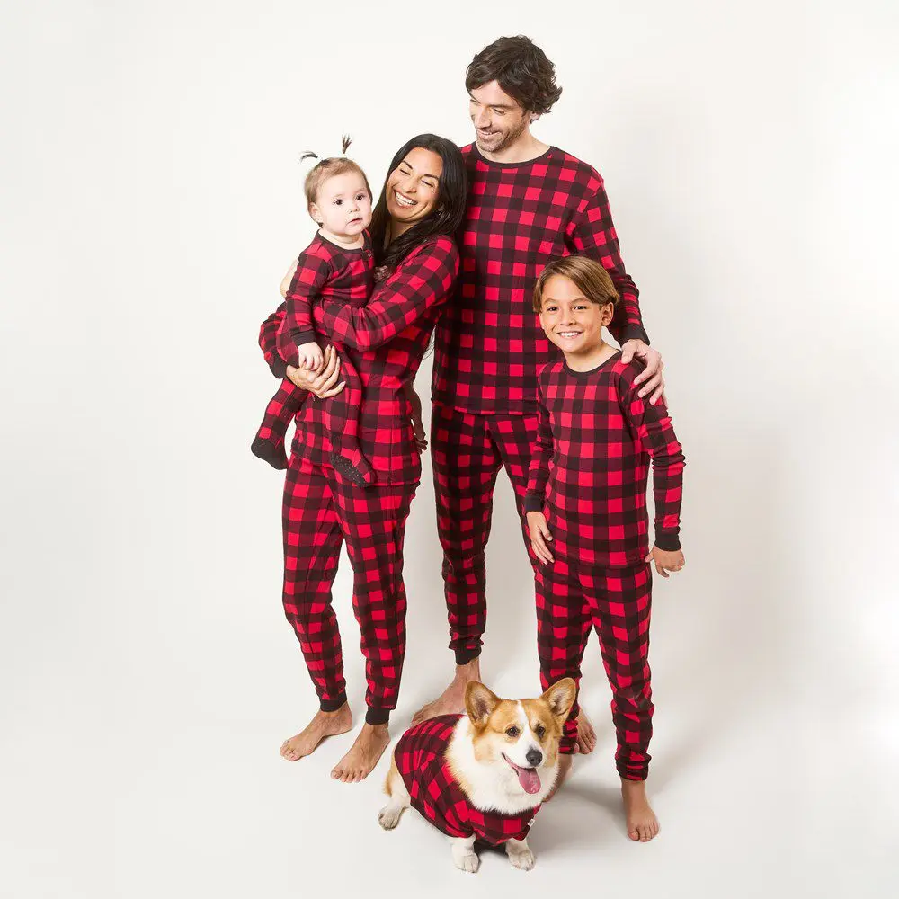 Leveret Womens Two Piece Cotton Christmas Pajamas