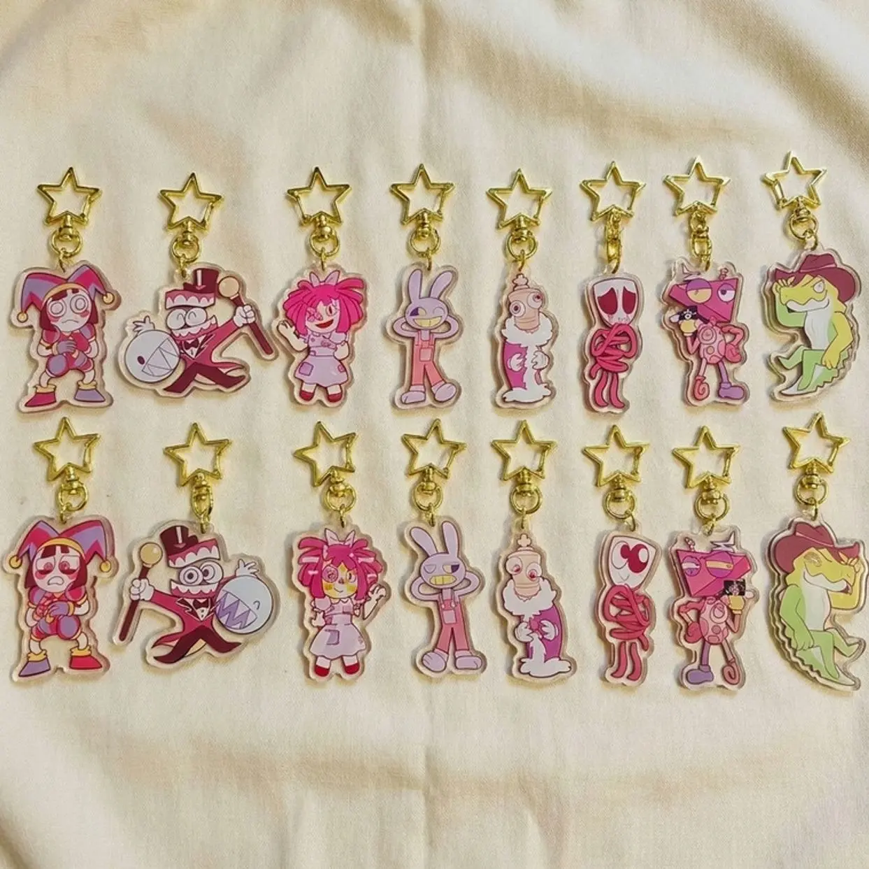 Digital Circus 2.5" double-sided charms