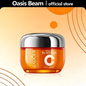 Face Cream with 5X Vitamin C, Hydrating& Repairing Face Cream - Facial Moisturizer for FineLines, Wrinkles,Uneven Skin Tone