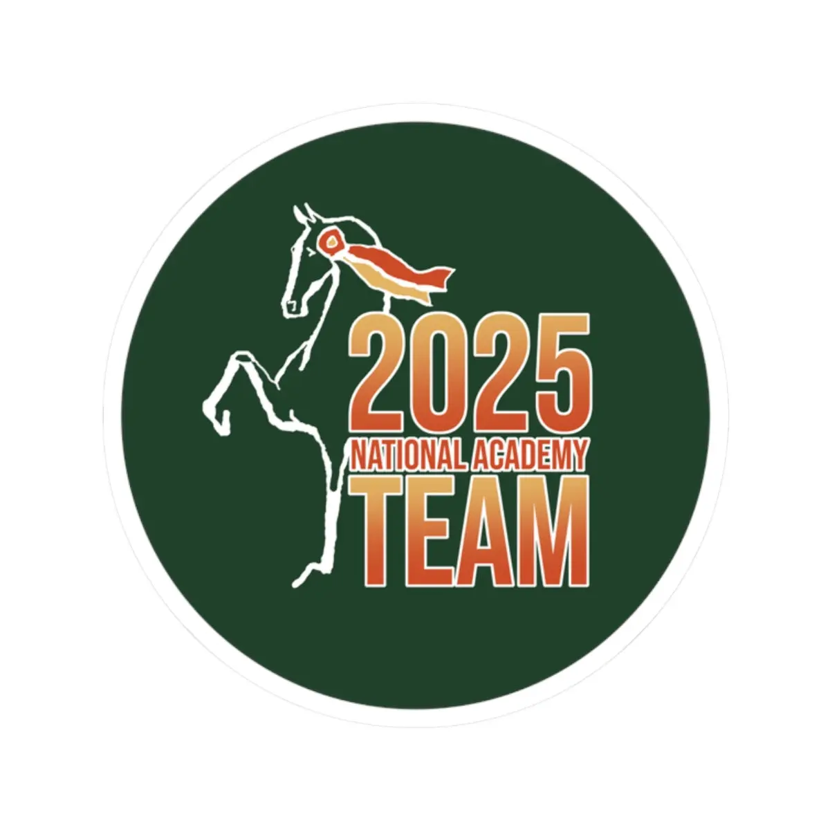 Stickers - 2 sizes, clear or white trim