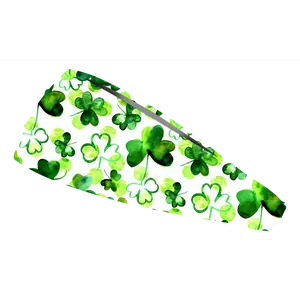 RAVEbandz The Pro - Wide Stretch Headband (Shamrockin & Rollin - White)