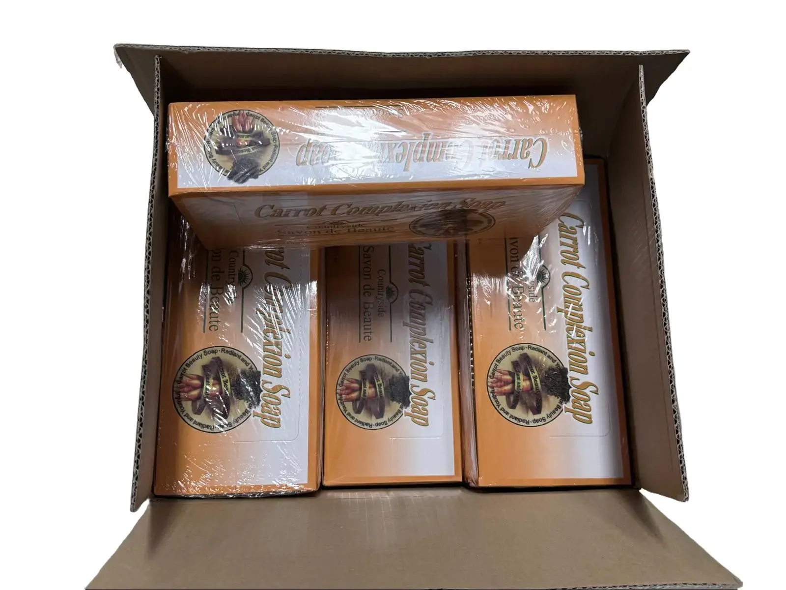 Carrot complexion soap 125g - 72pcs count case Carrot complexion soap 125g - 72pcs count case