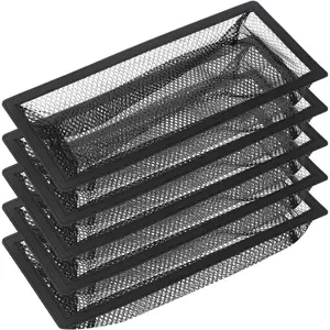 Floor Register Cover Trap 5-Pack Floor Vent Mesh Filters Net for Home Air Vent (4 x 10 Inch)