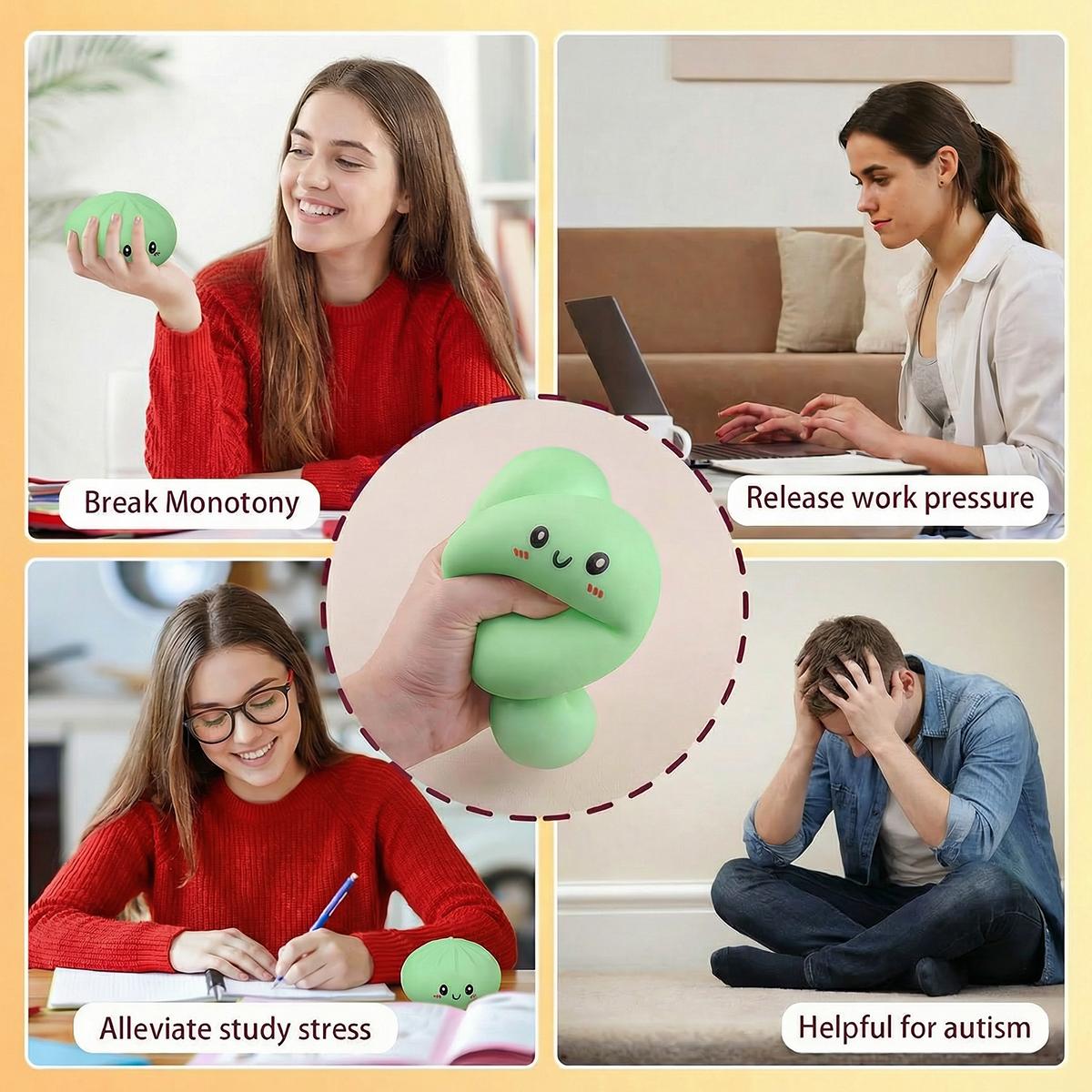 Randomly designed, adorable, stress-relieving dumpling-shaped toy - a surprise unboxing gift for children's Easter. Randomly designed, adorable, stress-relieving dumpling-shaped toy - a surprise unboxing gift for children's Easter.