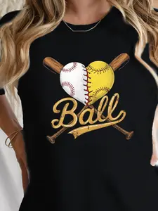 Women'S Tee Shirt for Softball And Baseball That Offers a Comfortable Fit