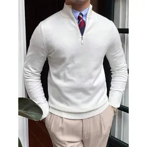 Men’s Old Money–Style Turtleneck Pullover Sweater — Versatile for Any Outfit, Perfect for Beach Looks