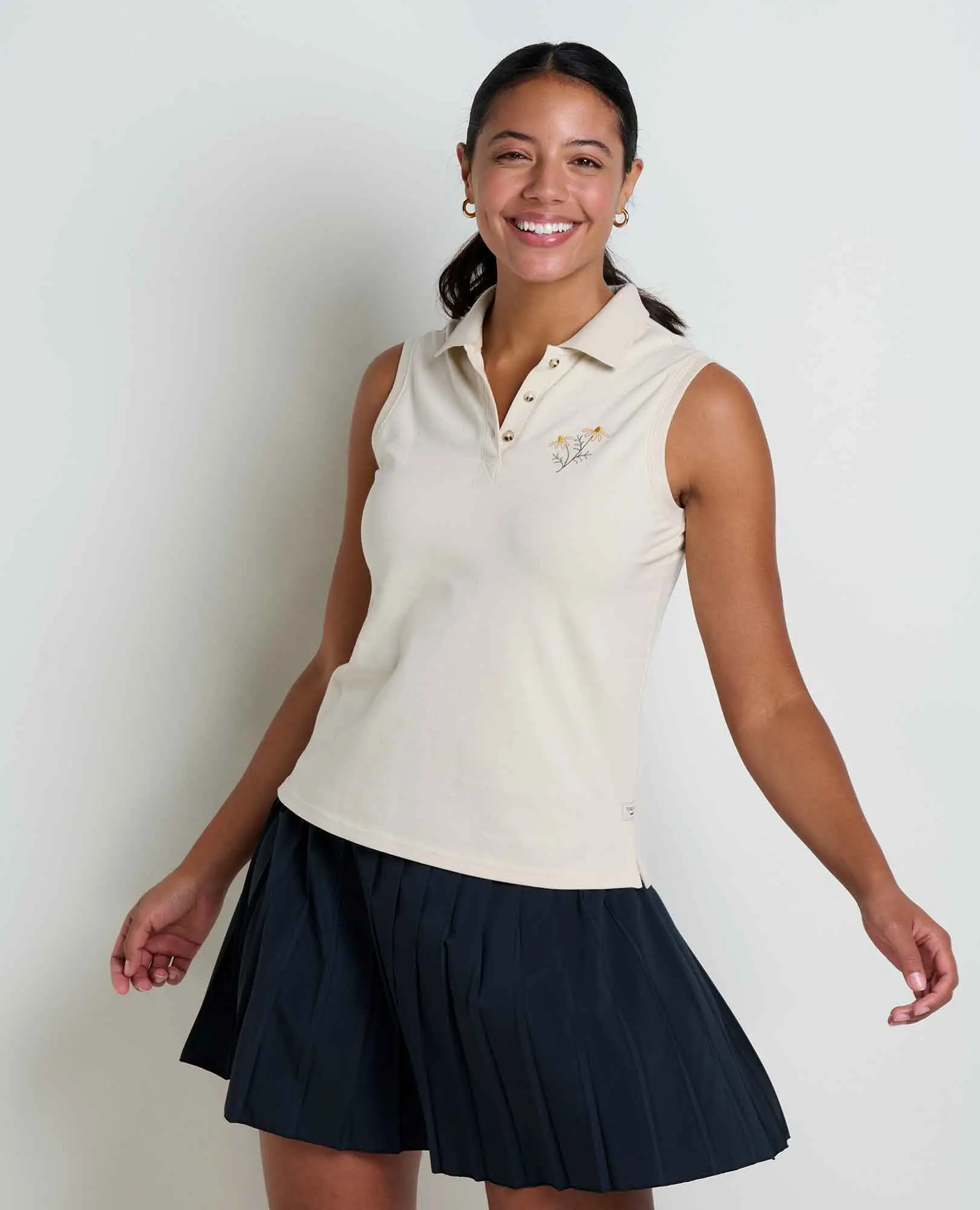 Yerba Sleeveless Polo