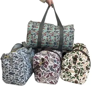 Camo duffels green travel duffels hunting bag camouflage sports bag packing bag