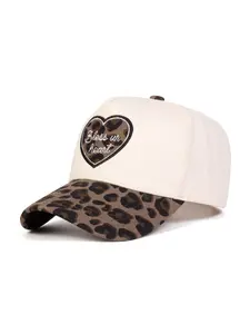 Unisex Heart Bless Ur Heart Letter Baseball Cap, Adjustable Outdoor Sun Protection Hat, Casual Spring & Fall Travel Beach Vacation, Adjustable Sunscreen Hat, Adjustable Snapback Hat, Casual Trendy Hat