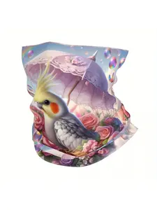 Birdcage Scarf Neckerchief Neck Face Mask Polyester