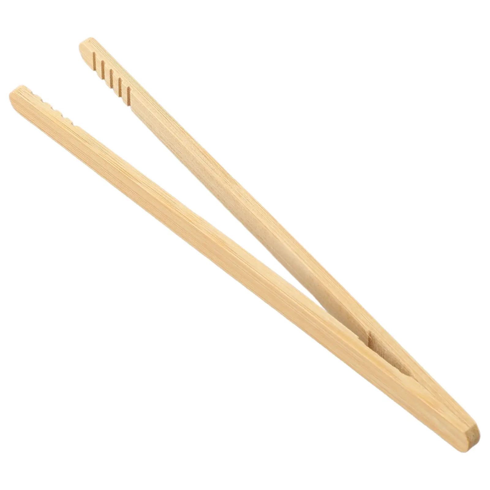 (2 )Pcs Bamboo Toaster Tongs (2 )Pcs Bamboo Toaster Tongs