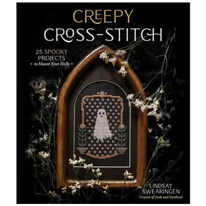 Dark Gothic Halloween Cross-Stitch Needlework Book - 25 Dark, Witchy Designs for Haunted Houses, Spooky Craft Projects to Haunt Your Halls