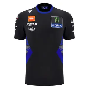 Monster Energy Yamaha 2025 Men's Team Replica T-Shirt - Black