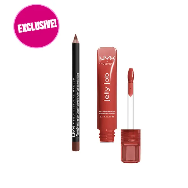Exclusive! Suede Matte Lip Liner + Jelly Job Lip Bundle, NYX Professional Makeup Exclusive! Suede Matte Lip Liner + Jelly Job Lip Bundle, NYX Professional Makeup
