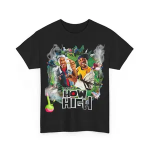How High Movie Method Man Red Man Fitted T shirt  Unisex Heavy Cotton Tee