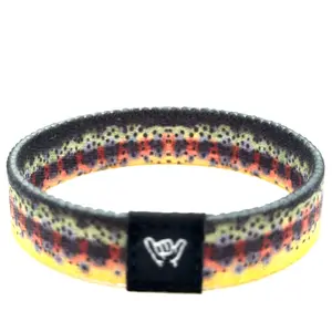 Golden Trout Skin Wristband Bracelet