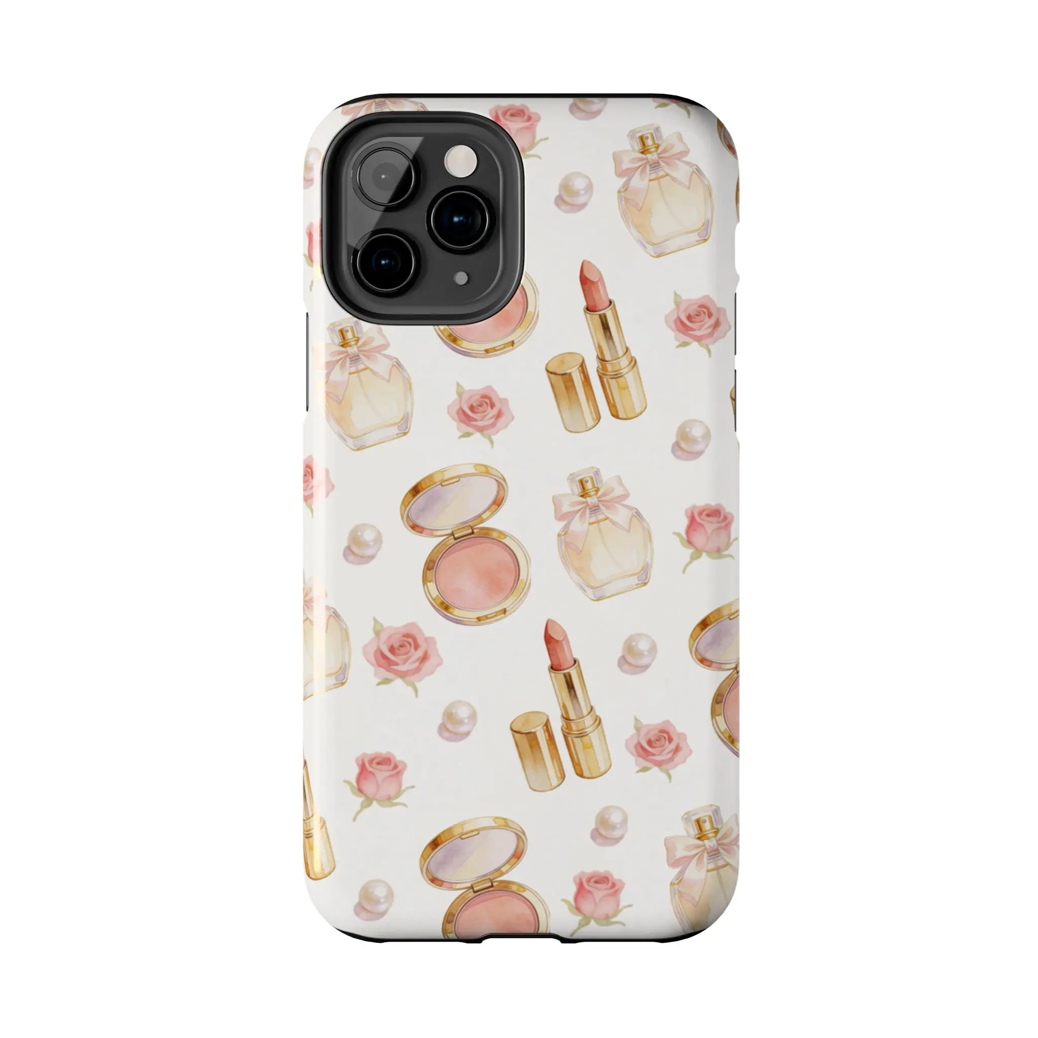 Makeup Cosmetics Pattern Phone Case | Tough Phone Cases