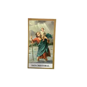 Prayer Card Saint Cristobal 4"x 2"