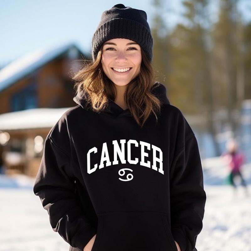 Zodiac Signs Hoodie – Minimalist Astrology Pullover for Men & Women, Unisex Horoscope Sweatshirt, Perfect Birthday Gift for Astrology Lovers