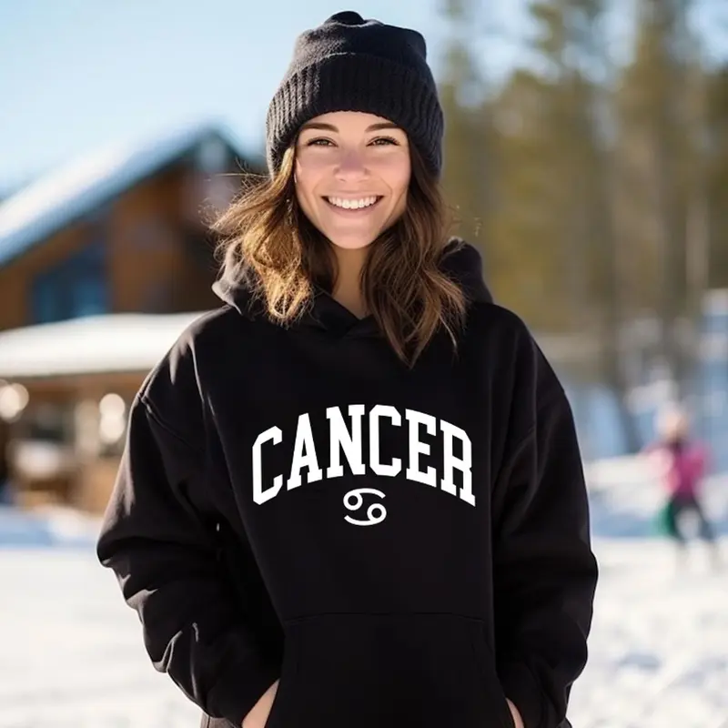 Zodiac Signs Hoodie – Minimalist Astrology Pullover for Men & Women, Unisex Horoscope Sweatshirt, Perfect Birthday Gift for Astrology Lovers