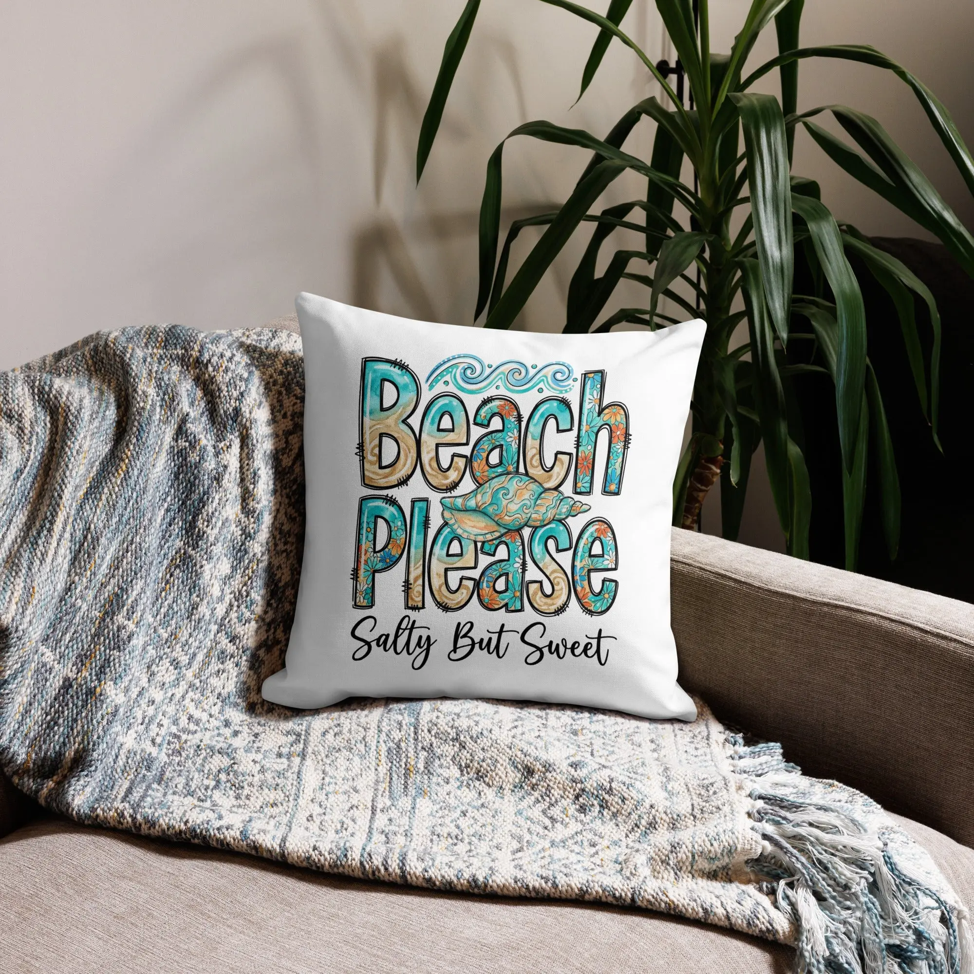 Beach Please - Premium Pillow