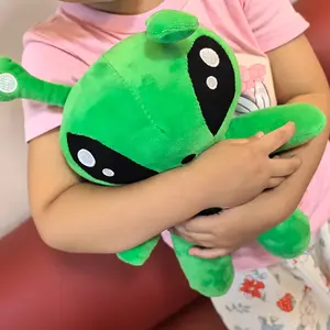 30cm Green Alien Plush Toy Anime Tentacle Horn Alien Monsters Horror Doll