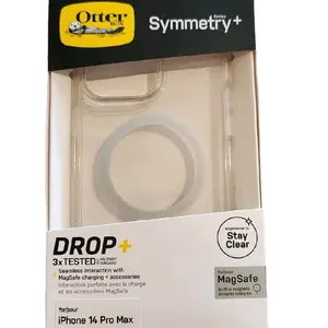 OtterBox Symmetry+ Clear Glitter Case for iPhone 14 Pro Max - 3xTested, MagnSafe Charging, Seamlessly Interacts with Accessories