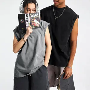 2-4 Pack Heavy Washed Cotton Tank Men's Thick Yet Breathable 5 No-Brainer Colors Holds Its Shape