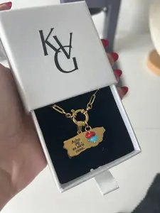 Acho PR es otra cosa Necklace - Stainless Steel 18K Gold Plated Tarnish-Free Hypoallergenic Personalized Gift for Any Occasion