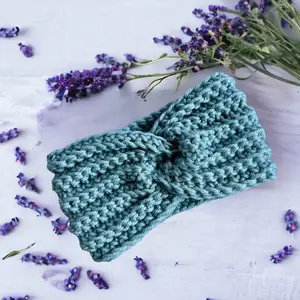 Sky blue Crochet headband for girl or woman, boho style color headband, crochet headband for spring weather, various sizes, variety colors