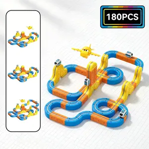 3D DIY Magnetic Gravity-Defying Magic Rail Train Car Track  Set for Kids - Electric Train Wall & Ceiling Climbing,  STEM Educational Building Toy, 74/90/180 PCS - Perfect Birthday & Holiday Gift Ages 3 4 5 6 7 8 9 10 11 12 Years Old 