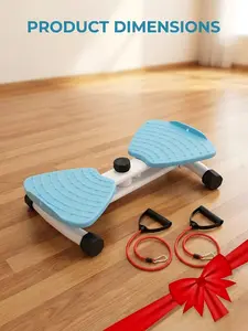 No Noise, All Gains: My Go-To Waist Twister for Toned Abs This Summer #SummerVibesFitness #TonedAbs #FamilyFitness #FootMassageWorkout