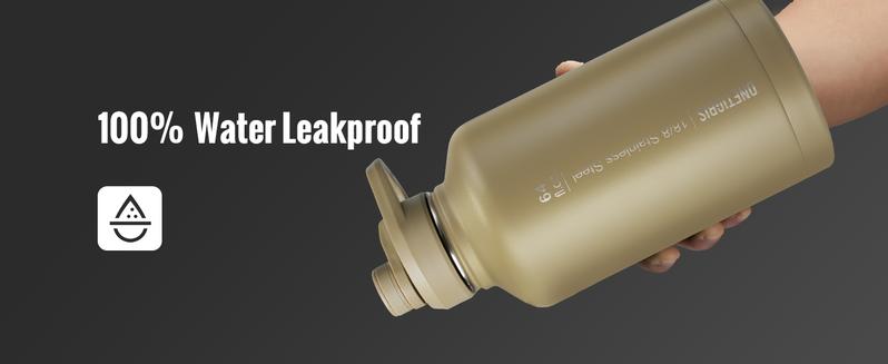 【TikTokShopBlackFriday】OneTigris 64oz Portable Cold & Hot Stainless Steel Water Bottle with Straw - Reusable Drinkware, Washable Tumbler, Perfect Gift for Dad & Mom Vacuum Insulated Flask Insulated Thermos