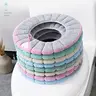 Thick All-Seasons Toilet Seat Cushion - Bathroom Accessory, Warm Toilet Lid Cover with Blue/Pink Color Options