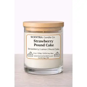 Strawberry Pound Cake Candle