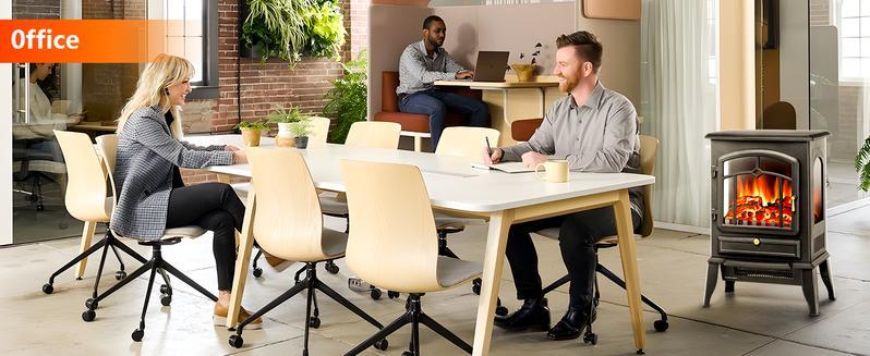 R.W.FLAME 26-inch 3D Infrared Classic 1500W Electric Fireplace Stove, Freestanding Fireplace Heater,Thermostat, Overheating Protection, for Indoor Use heaters electric heater R.W.FLAME 26-inch 3D Infrared Classic 1500W Electric Fireplace Stove, Freestanding Fireplace Heater,Thermostat, Overheating Protection, for Indoor Use heaters electric heater