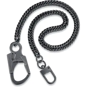 Wallet Chain, 25''Heavy Biker Wallet Chain for Men, Anti Lost Keychain,Belt Chain,Pocket Jean Chain for Keys