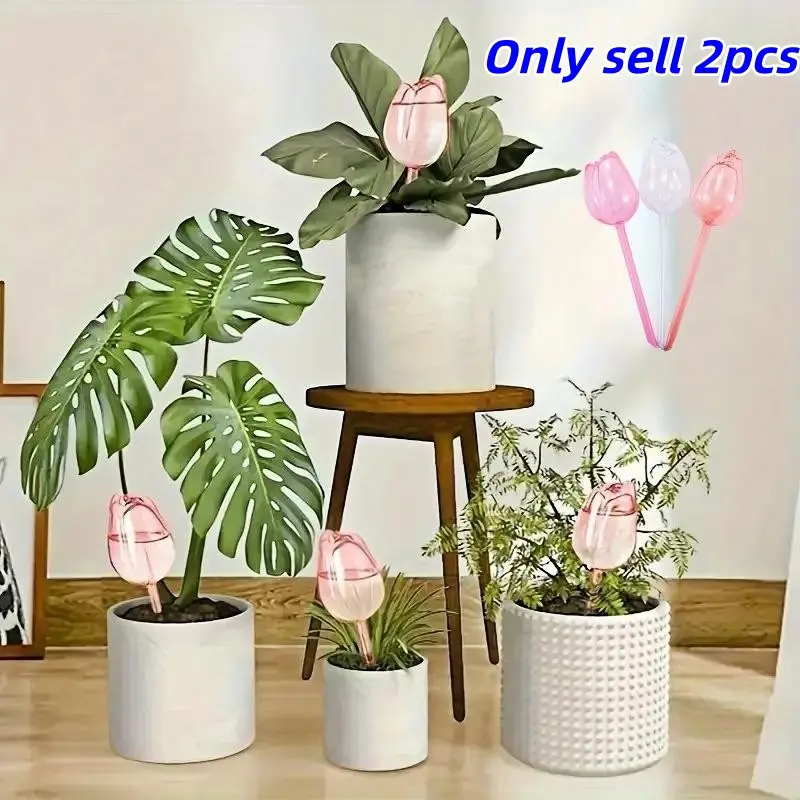 Tulip Plant Watering Balls Set, Drip Irrigation Design, Narrow Exit for Extended Watering Time, Indoor & Outdoor Use, Gardening Decor Gift, Garden Accessories