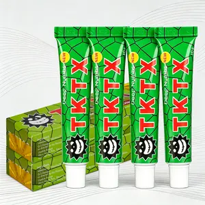 TKTX Tattoo Numbing Cream 4Pack-Green 75% Limited Edition-For Painless Tattooing-Very Strong Tattoo External Cream 10g