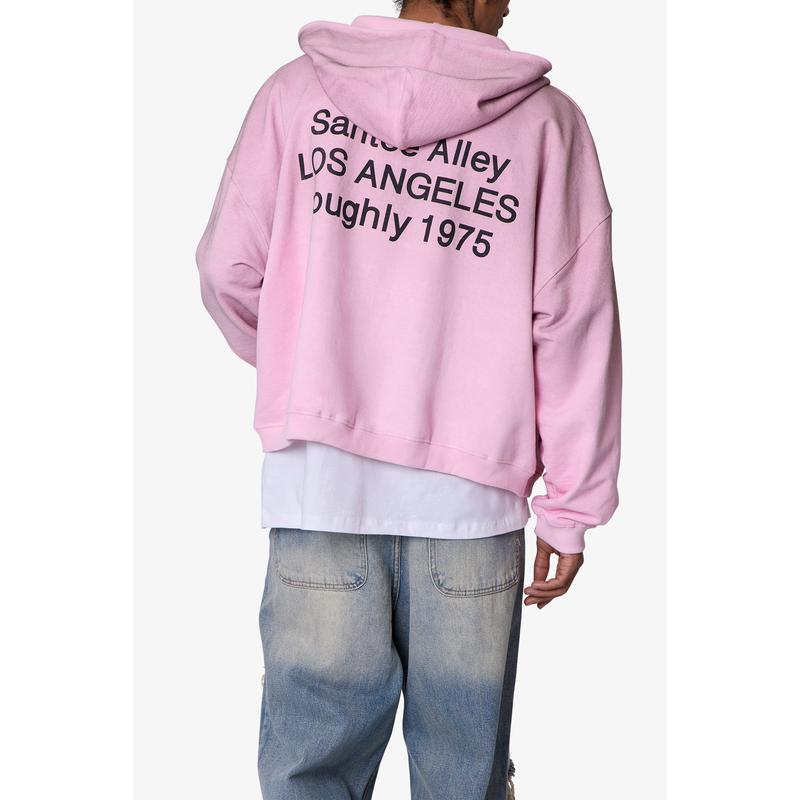 Santee Alley Zip Up Hoodie - Pink