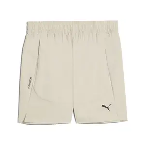 PUMA Mens Pumatech Relaxed 6 Inch Woven Shorts Casual Bottoms Casual - Beige