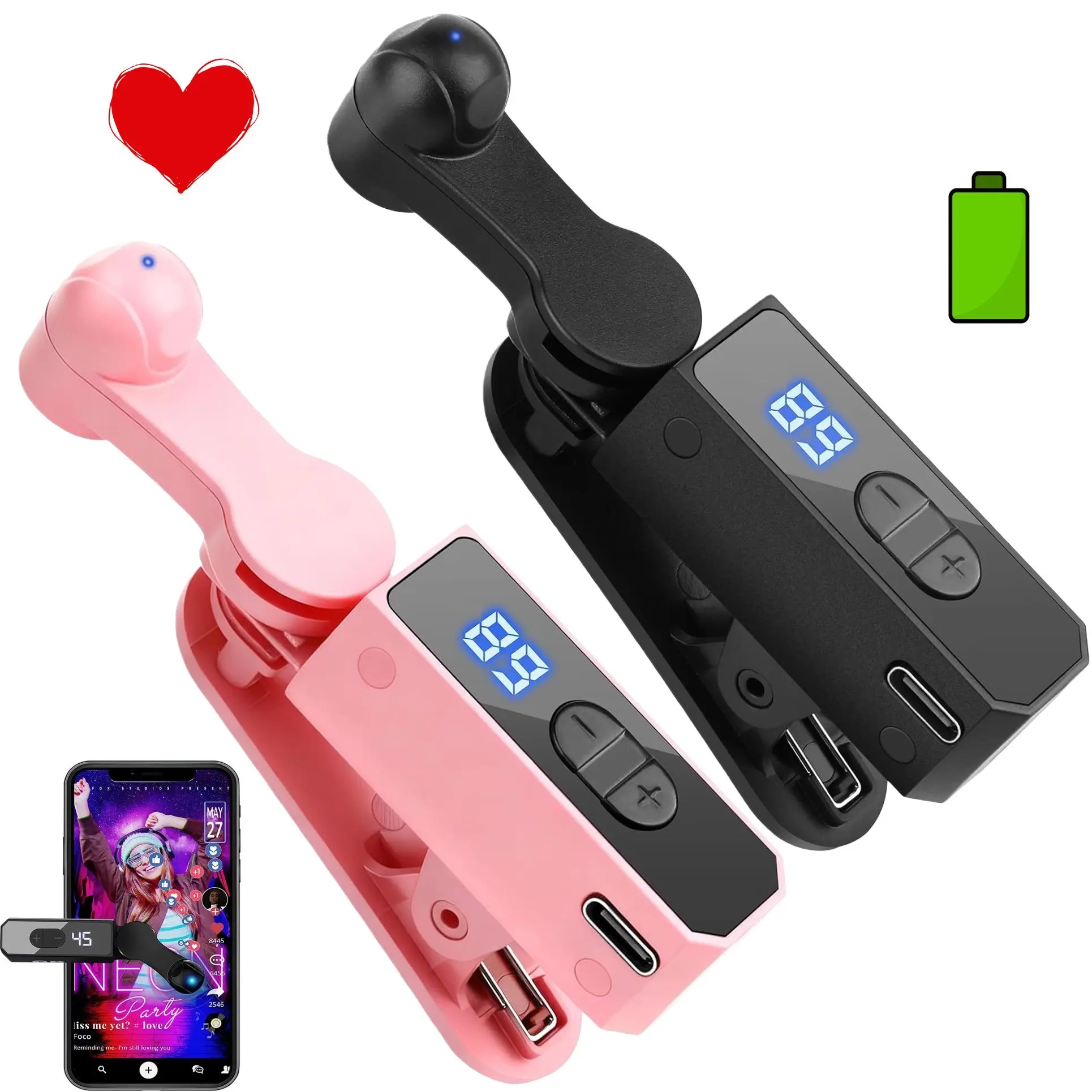 Wireless Auto Clicker,Phone Screen Device Speed Clicker for Tiktok, 2026 New Wireless Fast Click Simulation Finger Continuous Click for Live Broadcasts Likes,Game