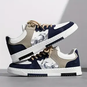 Men'SRetroCasualSneakers:ComfortableAndGrippyLace-UpSlip-OnsForOutdoorActivities-SuitableForMen'SSpring/Summer/Fall/WinterSeasons-PerfectForDailyCasualWear,OutdoorAdventures,AndSports-LowTopDesign-PUUpper,Walking