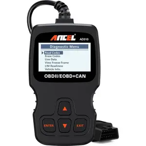 AD310 Classic Enhanced Universal OBD II Scanner Car Engine Fault Code Reader CAN Diagnostic Scan Tool, Read and Clear Error Codes for 1996 or Newer OBD2 Protocol Vehicle (Black)
