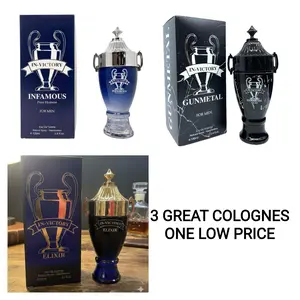 THE ULTIMATE IN-VICTORY COLOGNE BUNDLE - 3 GREAT COLOGNES - MEN'S FRAGRANCE