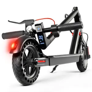 Electric Scooter, 19 MPH Max Speed, 21 Miles Range, 350W Motor, Long Range Battery, Climbable, Foldable Portable Commuter Scooter with 8.5'' Solid Tires, Dual Brakes, App, Perfect Gift for Adults Teens #Summervibes