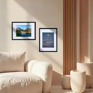 Photo Frame, Wall Mounted Photo Frame, Photo Display Frame, Wall Decoration for Home Living Room Bedroom Office